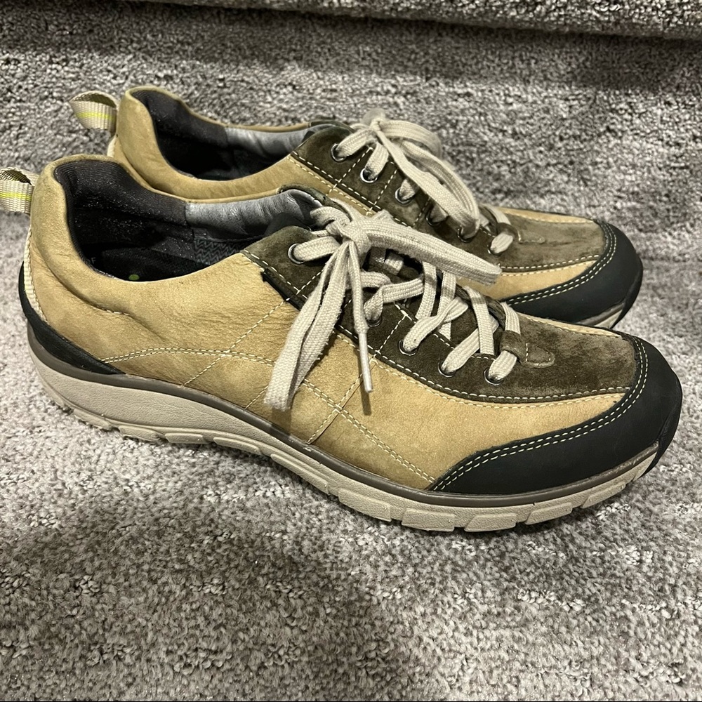 Clarks suede sneakers